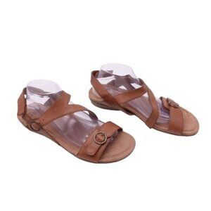 Earth Origins Belder Beck Sandals Brown Size 10 Wide Adjustable Strap